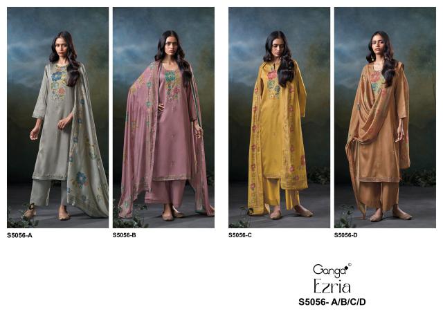 Ganga ezria 5056 wholesale dress material in odisha